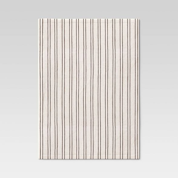 Cotton Striped Placemat Black/White - Threshold™ | Target