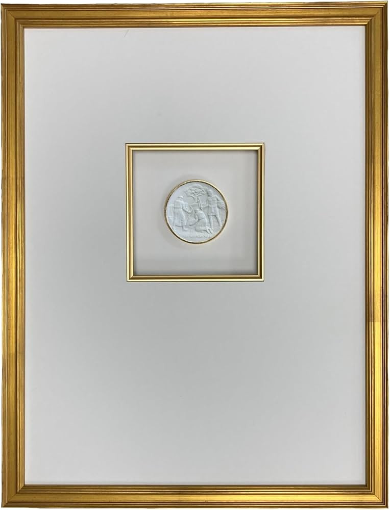 Framed Religious Intaglios in 12x16 Gold Frame (The Mustard Seed) | Amazon (US)