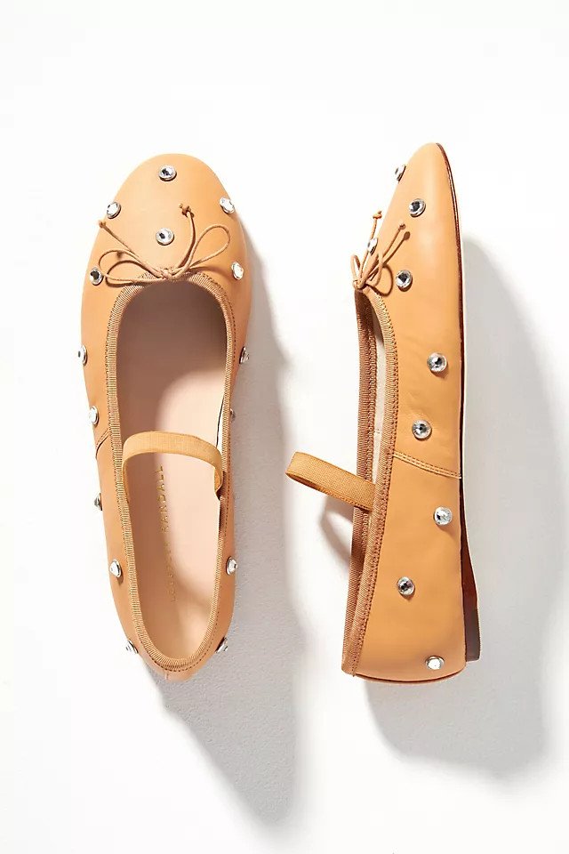 Loeffler Randall Leoni Crystal Ballet Flats | Anthropologie (US)