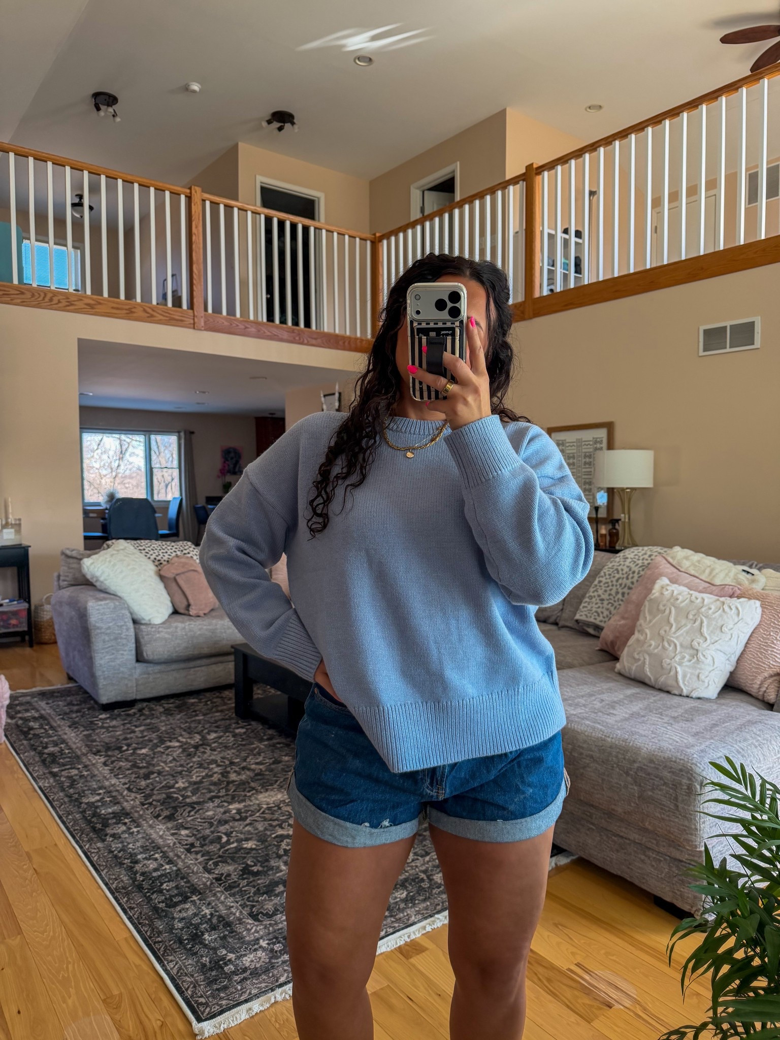 I’m wearing a large in both the Amazon sweater & Amazon shorts! 

#amazon

#LTKootd #LTKSeasonal #LTKSaleAlert