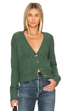 Lovers and Friends Caroline Cardigan in Moss from Revolve.com | Revolve Clothing (Global)