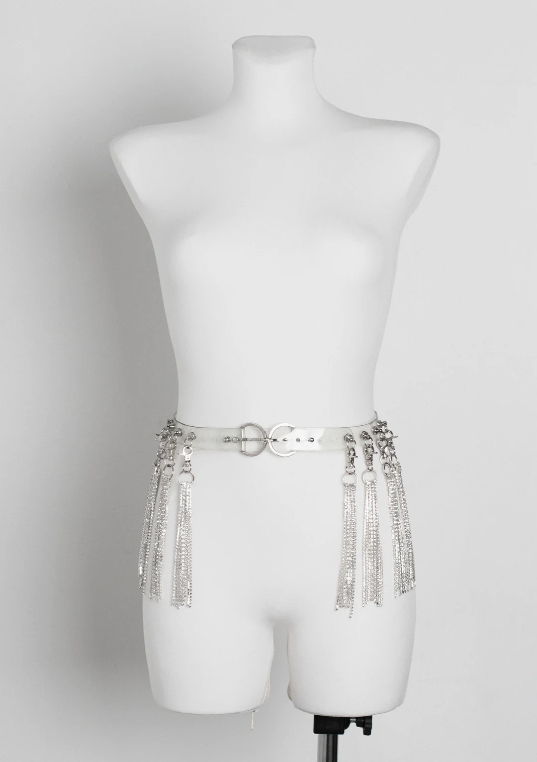 Clear vinyl TASSEL belt | Etsy (US)