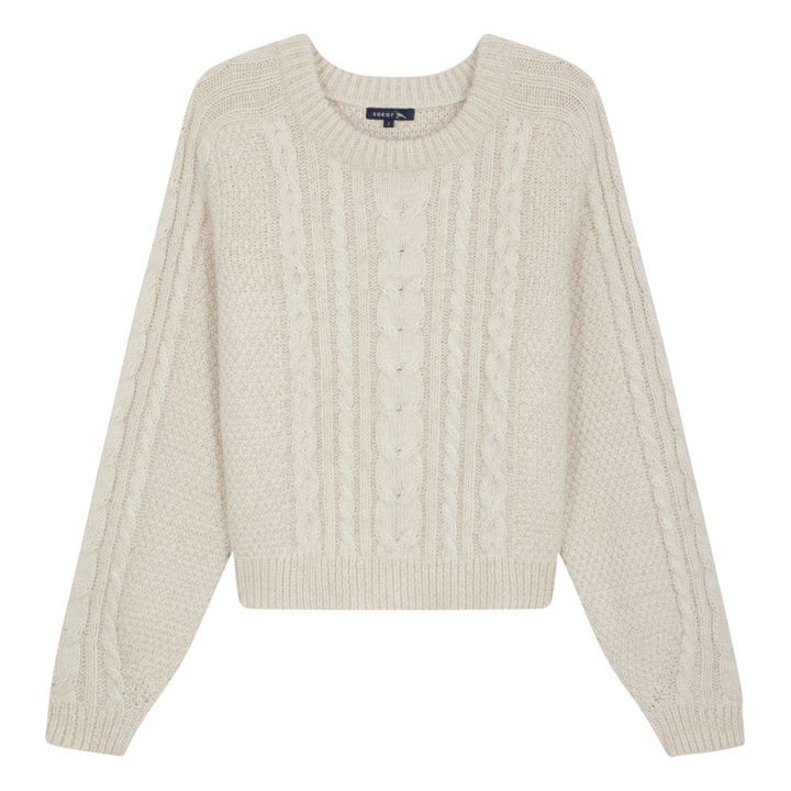 Wando wool jumper | Ecru | Smallable
