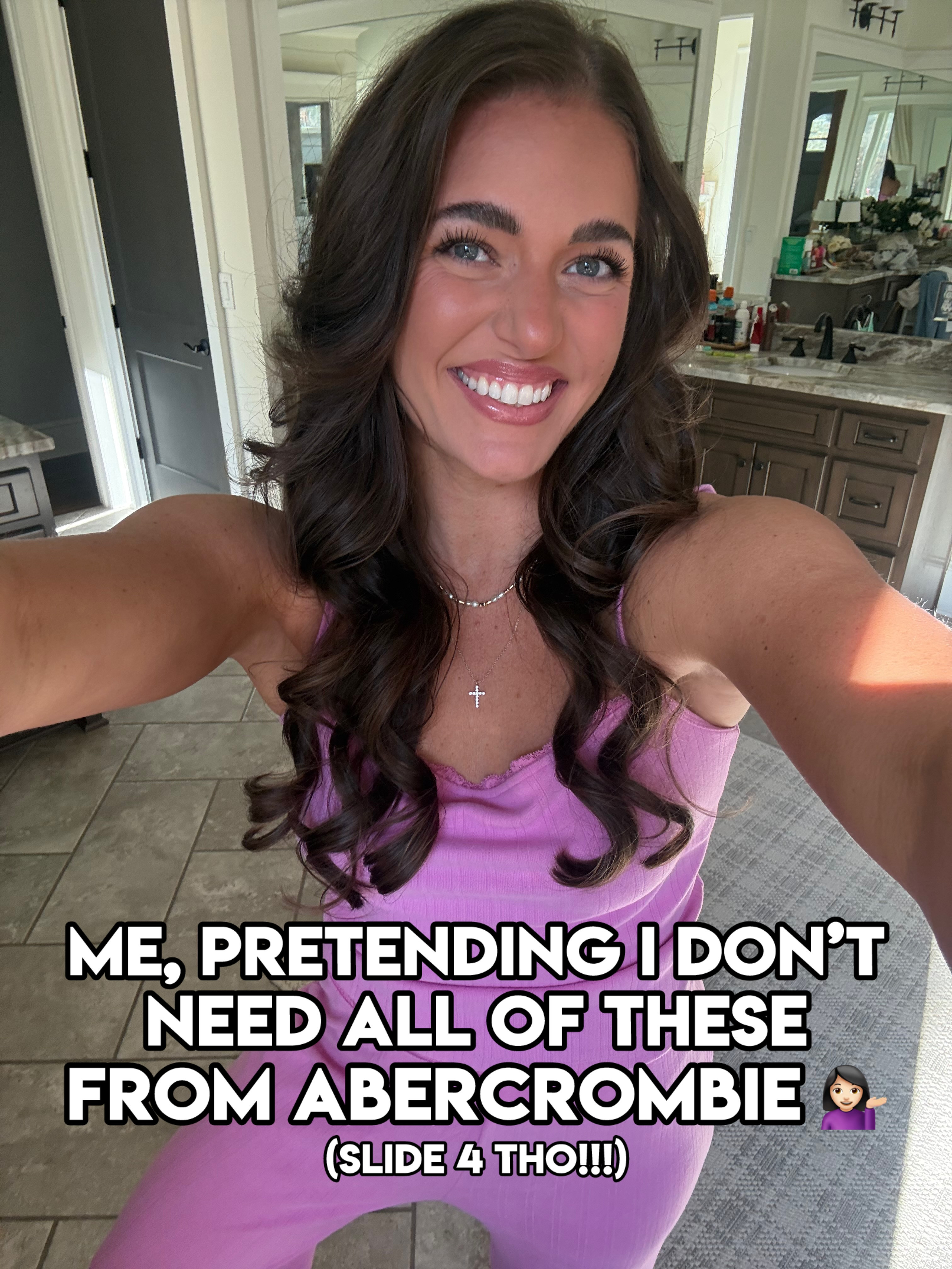 Abercrombie haul! 😍💗☀️🌸🍓 25-40% off all jeans + 20% off almost everything else ⭐️ AND my code AFMORGAN stacks for extra 15% off ⭐️

I’m a true size 8/M & 5’5. My waist 29”, hips 40”, & bust 36.5”
Sizing info: 
•all Jeans TTS - 29 reg 
•all tops/swim/dresses TTS - M except the pink hoodie (size L) and blue hoodie (XL) & pink sweat shorts are size L!

Abercrombie haul! 😍💗☀️🌸🍓 idk about y’all but these are the cutest!!!! & everything is on major sale!!! 🤩 25-40% off all jeans + 20% off almost everything else ⭐️ AND my code AFMORGAN stacks for extra 15% off ⭐️ ordered the cutest new staples for spring - such a great mix of casual & dressy. My fave jeans were just restocked & got a new pair. 😍 & this orchid pink/purple is seriously the color of my dreams. 💭 & y’all know how I feel about the butter yellow. 🙊💛 what’s your fave & what are you snagging?! 👇🏼 🔗 


#abercrombiehaul #abercrombie #liketkit @shop.LTK @abercrombie #widelegjeans #abercrombiejeans



25-40% Off All Jeans: *Offer valid in stores + online 1/29/2026-2/2/2026 in US/CA. Excludes clearance. Online price reflects discount. 20% Off Almost Everything: *Offer valid in stores + online 1/29/2026-2/2/2026 in US/CA. Exclusions apply as indicated. Online price reflects discount. Promo Code: *Use code AFMORGAN to get an additional 15% off almost everything in stores and online at checkout from 1/29/26-2/2/26 in US/CA. Exclusions apply. See details online.

 

 

#LTKSaleAlert #LTKootd #LTKSeasonal