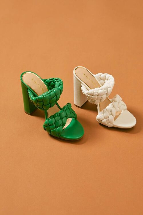Braided Open-Toe Block Heels | Forever 21 | Forever 21 (US)