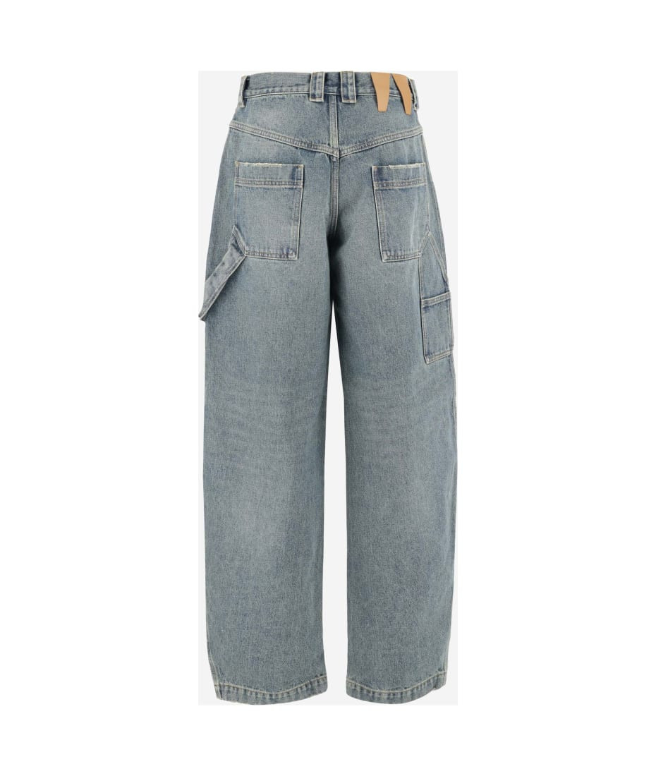 Cotton Denim Pants | Italist.com US
