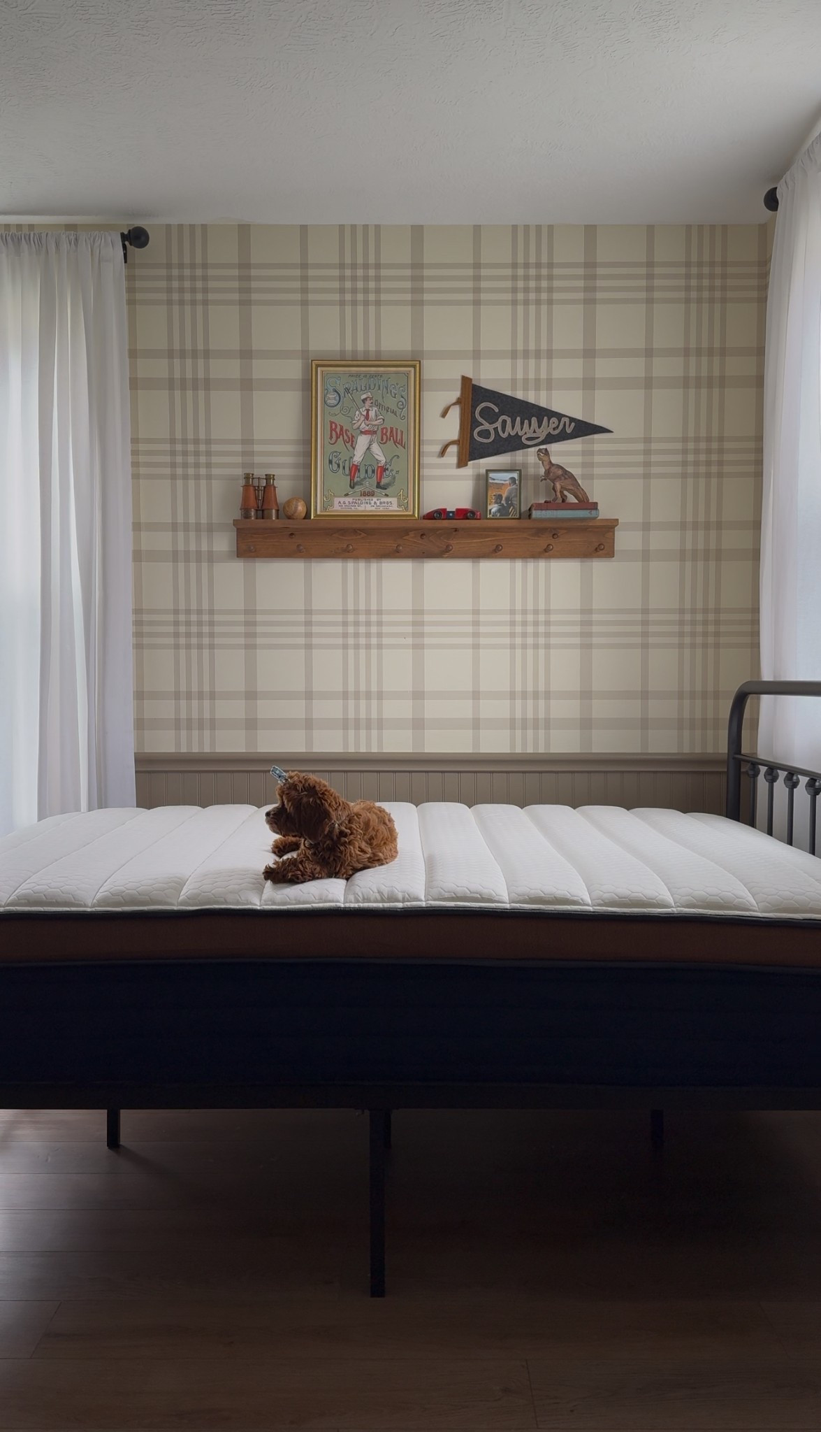 This is the most COMFY mattress ☁️ It’s the full size @brooklynbedding copper flex pro hybrid we got for Sawyer’s room🏀🏈🦖 AND I have a 30% off discount code: ashleymerry 











#brooklynbedding @brooklynbedding #copperflex #ad 

#LTKSaleAlert #LTKHome #LTKKids