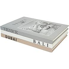 Set of 3 Decorative Books for Home Decor - Coffee Table Decoration Books - Best Display Books - B... | Amazon (US)