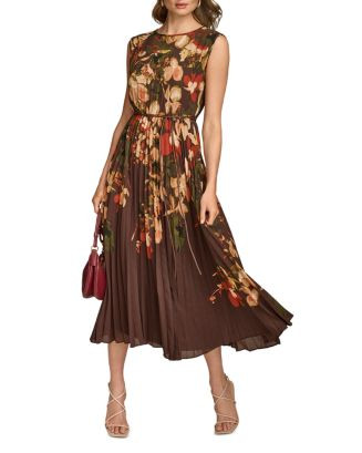 Donna Karan Floral Pleated Dress  Back to results -  Women - Bloomingdale's | Bloomingdale's (US)
