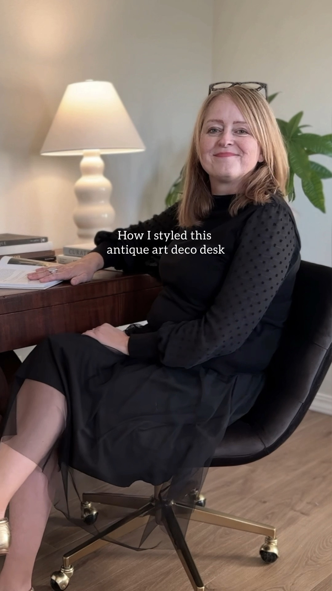 Styled my antique desk find with some new finds from Z Gallerie

#LTKGiftGuide #LTKSeasonal #LTKHome