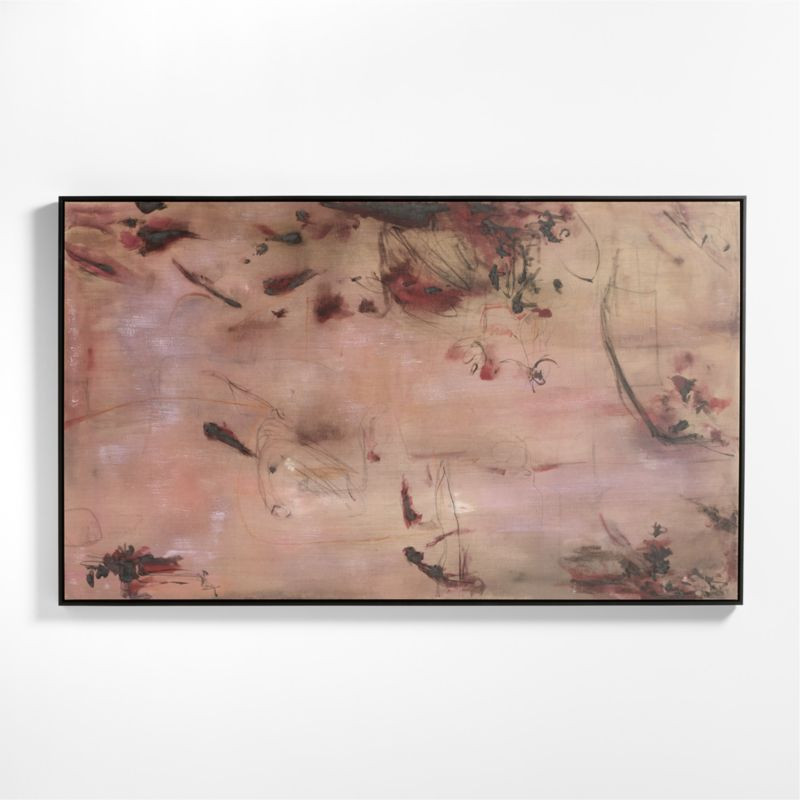 "Hygge" by Huda Hashim 86.5"x51.5" Framed Wall Art Print + Reviews | Crate & Barrel | Crate & Barrel