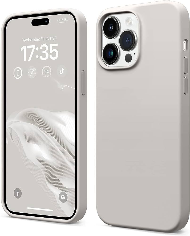 AOTESIER iPhone 14 Pro case 6.1 inch,[Silicone Ultra Slim Thin Series] Soft Liquid Silicone Rubber F | Amazon (US)