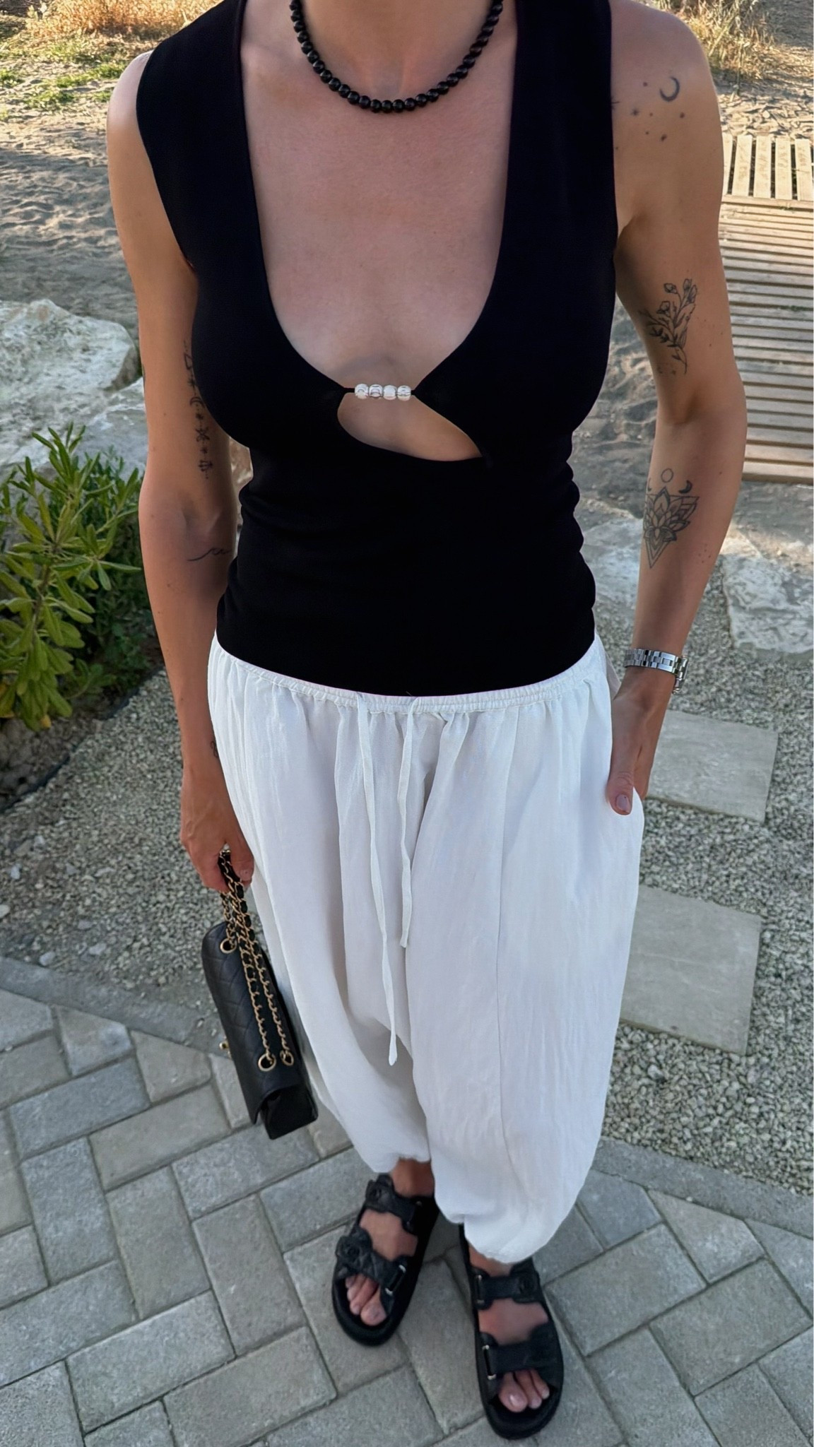 Summer holiday outfit

White balloon pants styling 🤍

#LTKuk #LTKsummer