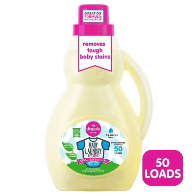 Dapple Laundry Detergent Fragrance Free - 50oz: Hypoallergenic, Dye-Free, Paraben-Free, Sulfate-Free | Target