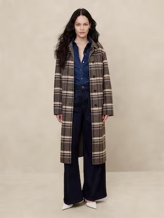 Reversible Wool-Blend Coat | Banana Republic Factory