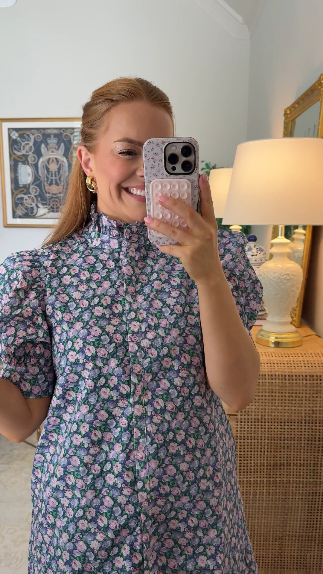 Purple floral Tuckernuck puff sleeve mini dress under $150 💜 Such a fun feminine dress for spring and summer—perfect for brunch, baby showers, vacation dinners, or weekend events. The puff sleeves and high neckline make it feel elevated while the floral print keeps it playful and classic.

Fit & Fabric Notes:
• True to size with a relaxed shift silhouette
• Lightweight cotton fabric
• Structured puff sleeves add shape
• Mini length that hits mid-thigh
• Comfortable and breathable for warm weather

Tuckernuck dress, purple floral dress, puff sleeve dress, spring mini dress, feminine summer dress, baby shower dress, brunch outfit, classic floral dress

#LTKmomlife #LTKootd #LTKTravel