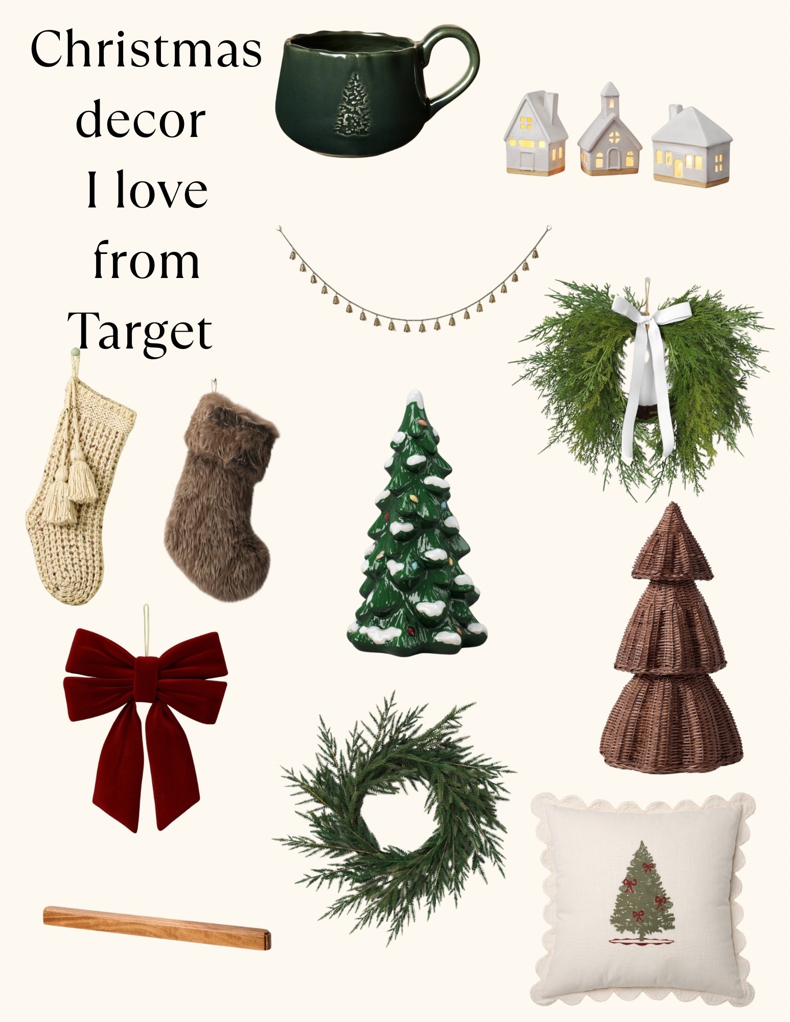 Christmas decor that I love from Target! 

#LTKHoliday #LTKHome #LTKSeasonal