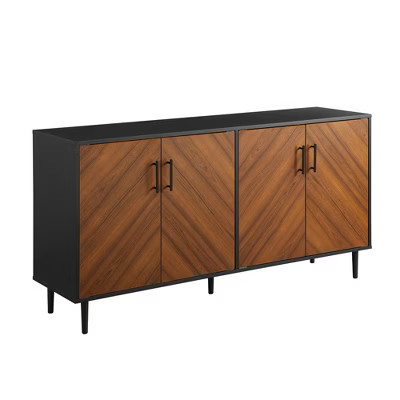 Angelo Modern Bookmatch 4 Door Sideboard - Saracina Home | Target