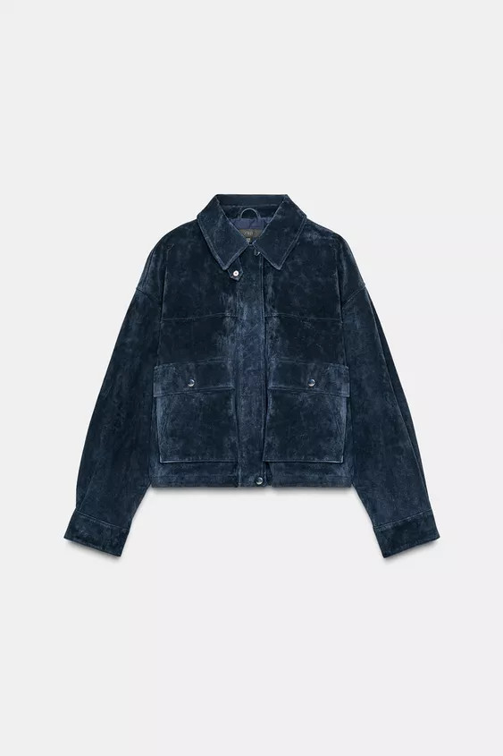 100% LEATHER BOMBER JACKET | Zara US