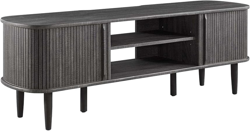 Modway Contour Mid-Century - Mueble moderno para TV de 55 pulgadas, color carbón, 15 x 54.5 x 18... | Amazon (US)