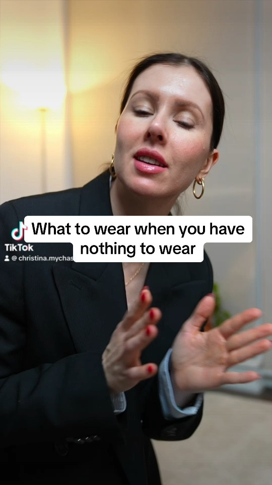 Nothing to wear outfit - monochrome navy