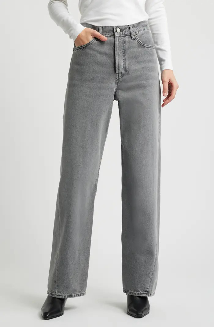 COS Twist Seam Low Rise Straight Leg Jeans | Nordstrom | Nordstrom