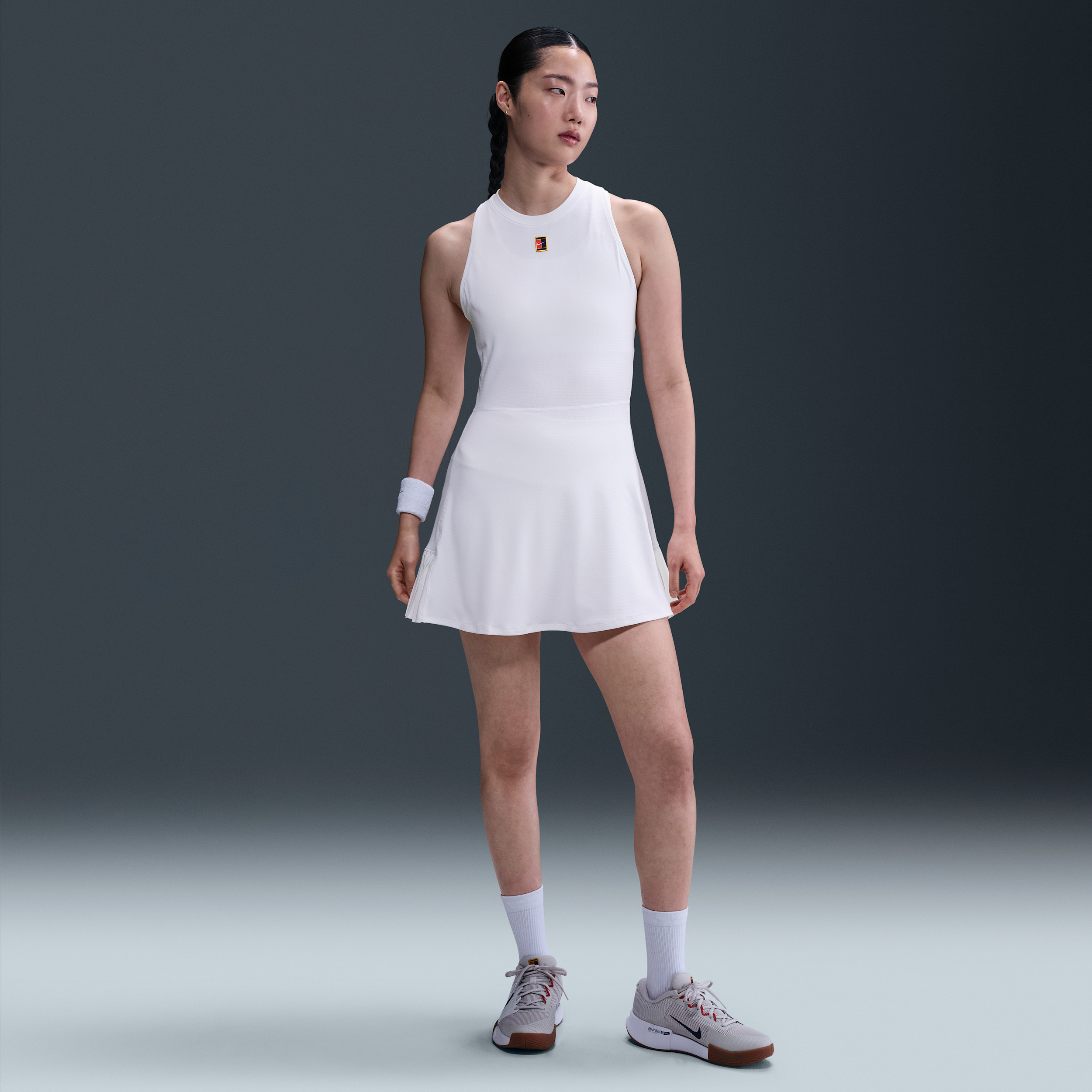 Nike Women's Court Slam Dri-FIT Tennis Dress in White | FZ6746-100 | Nike (US)
