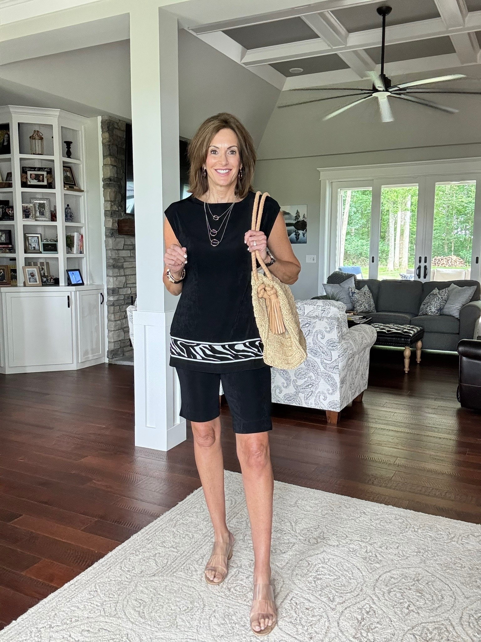 Zebra top - size 1
Pull on Bermuda shorts - size 0
Travel collection that's packable and lightweight

travel outfit, business trip essentials, lightweight packable fashion

#LTKSeasonal #LTKMidsize #LTKTall