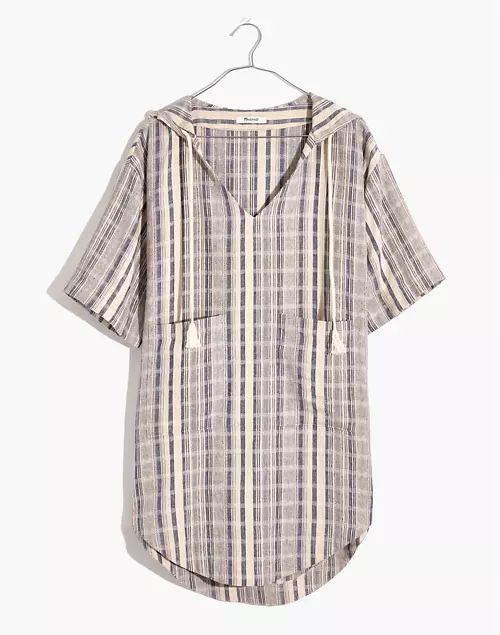 Hooded Cover-Up Tunic Dress in Stripe | Madewell