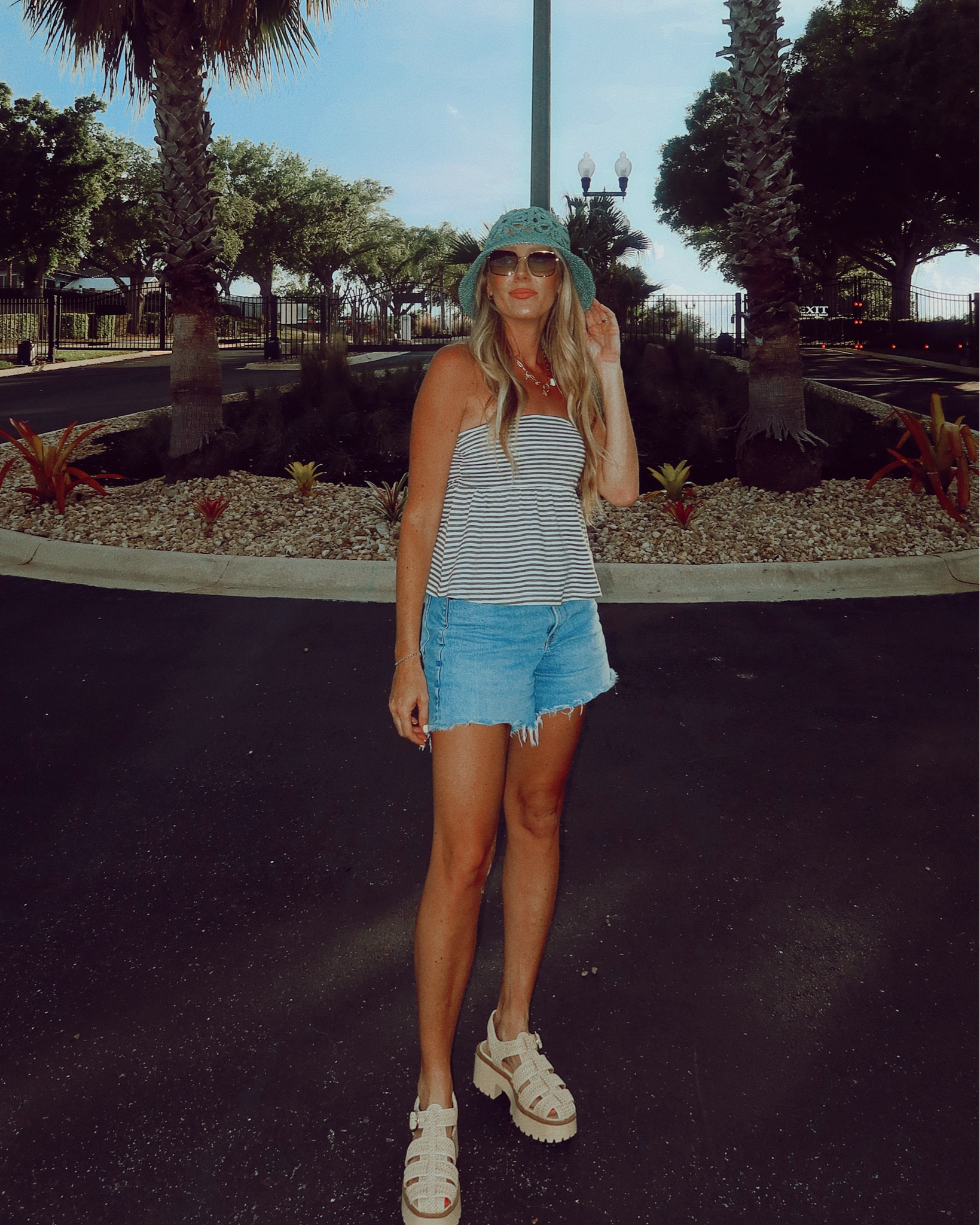 Cool girl Summer outfit! Fisherman sandals are trending and a cute summer hat always takes any outfit from boring to elevated! 

#LTKShoeCrush #LTKFindsUnder50 #LTKSaleAlert