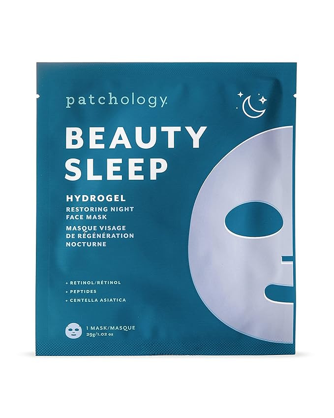 Hydrogel Face Mask with Retinol and Peptides - Patchology Beauty Sleep - Gel Face Mask for women ... | Amazon (US)