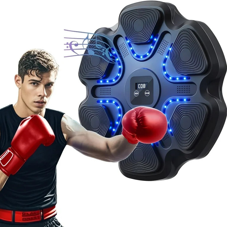 UPGO Wall-Mounted Smart Boxing Trainer with Music, Gloves, and Target Pads - Wireless-Enabled Fit... | Walmart (US)