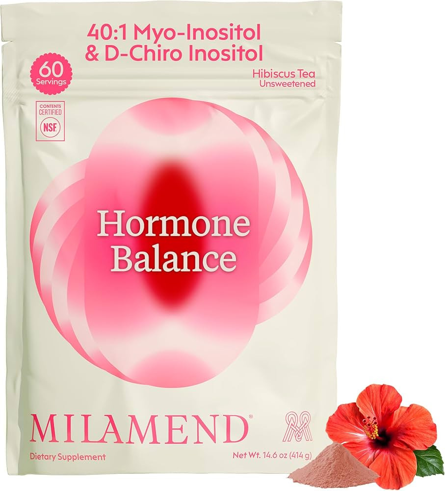 milamend Hormone Balance for Women 40:1 Myo-Inositol D-Chiro Inositol Supplement + CoQ10, ALA, & ... | Amazon (US)