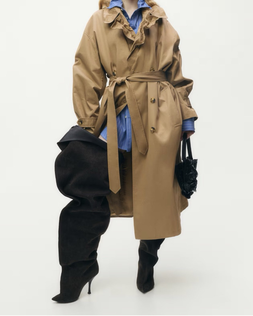 Trench coat season. Shop the look. #trenchcoat #coat #hmcoat 

#LTKSeasonal #LTKFindsUnder100 #LTKStyleTip