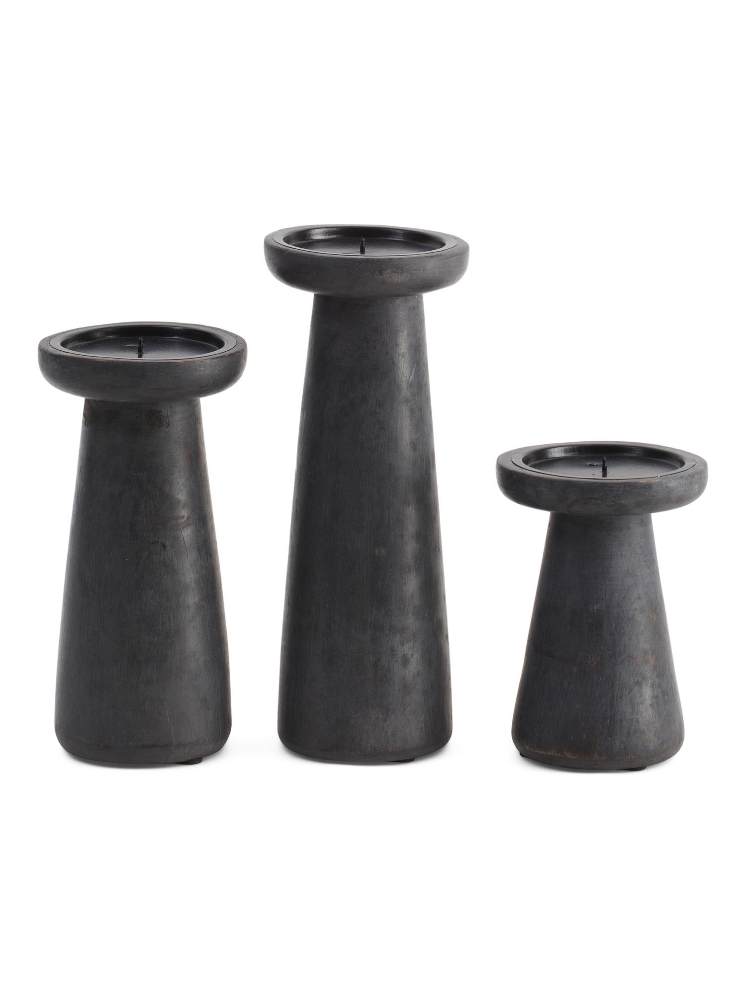 3pc Wood Candle Holders Set | Pillows & Decor | Marshalls | Marshalls