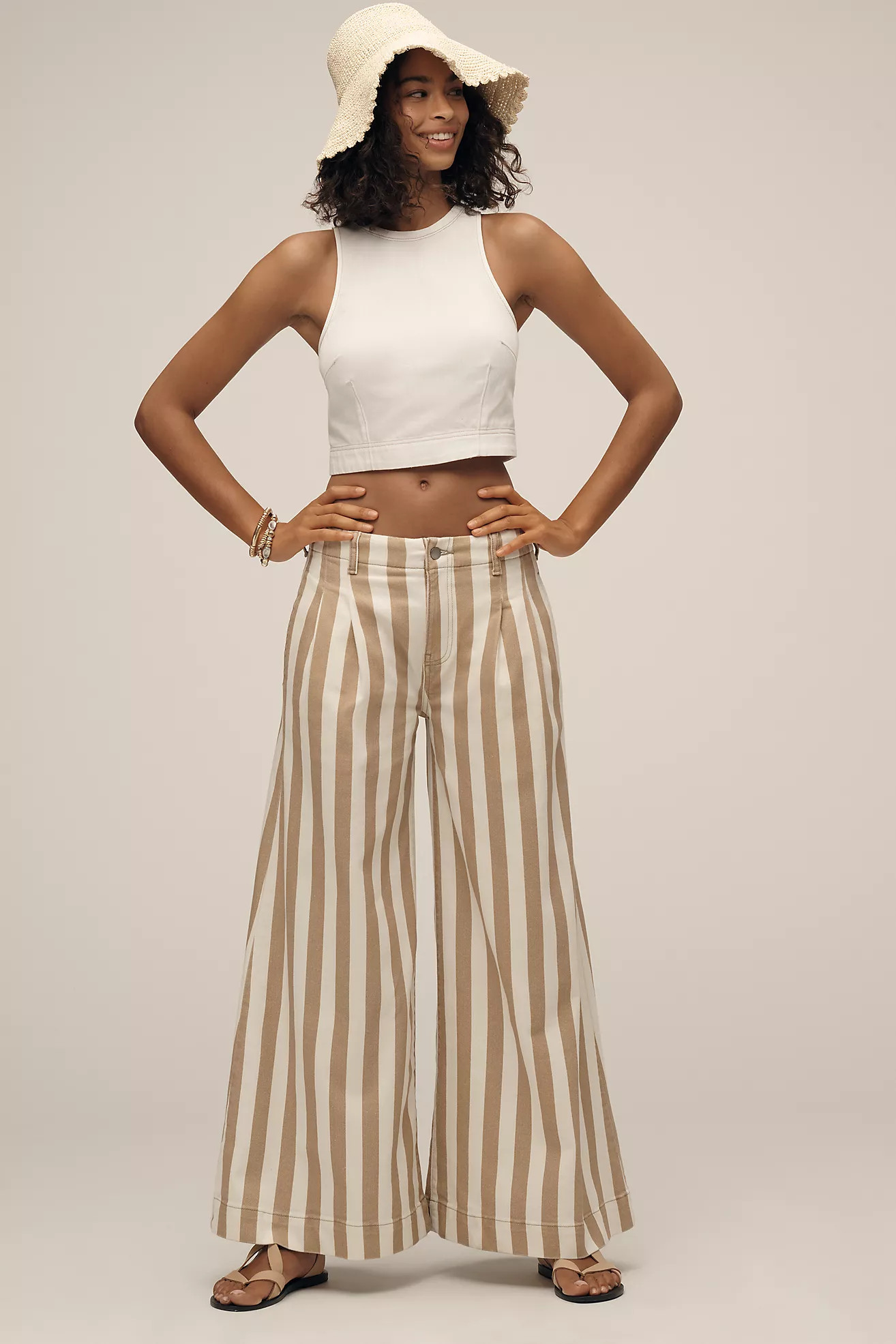 Maeve High-Rise Wide-Leg Jeans | Anthropologie (US)