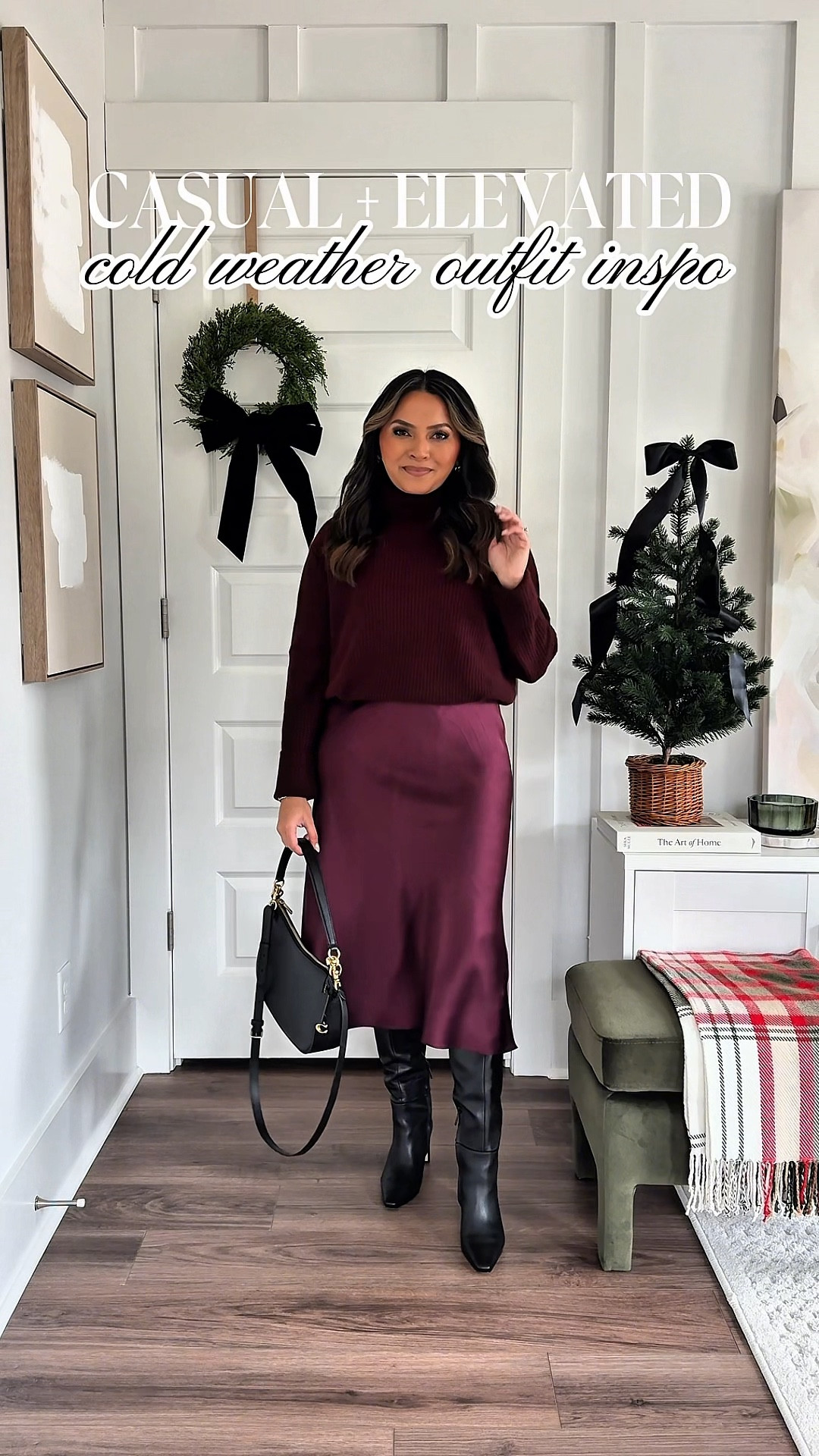 Elevated casual winter outfits - petite friendly!
Burgundy sweater size xs TTS
Burgundy wine satin slip skirt size small TTS - i’m a size 2/26 in pants
Black boots size 5 TTS

Olive green water resistant puffer jacket size xs TTS
Tan teak cashmere sweater size xs TTS
Black straight jeans size 26, 26” inseam TTS
Black boots size 5.5 TTS

Tan oatmeal cardigan size xs TTS - roomy fit
Brown hot fuge satin slip dress size small TTS - the xs would be too tight around my hips
Brown spiced pecan boots size 5 TTS

Gray sweater dress size xs TTS - stretchy material
Black coat size xs petite TTS
Black boots size 5 TTS

Tan teak cashmere sweater size xs TTS
Black Stretch Ponte Straight Leg Pants size xs 26” inseamTTS - usually between an xs or small but I like the fit of the xs 
Burgundy wine boots size 5.5 TTS


Winter outfits
Black jeans
Casual outfits
Sweater dress
Workwear
Honeysweetpetite
quince winter outfits
quince capsule wardrobe
elevated casual winter outfits
winter outfits petite
petite winter style
quince cashmere outfit
winter capsule wardrobe petite
quiet luxury outfits winter
chic casual winter outfits
winter outfit ideas petite
comfy winter outfits
casual winter looks
petite friendly layers
quince haul winter
luxe winter basics

#LTKStyleTip 

Comment SHOP below to receive a DM with the link to this post on my LTK ⬇ https://liketk.it/50Pl7 #ltkfindsunder100 #ltkfindsunder50

#LTKPetite #LTKgrwm #LTKHoliday