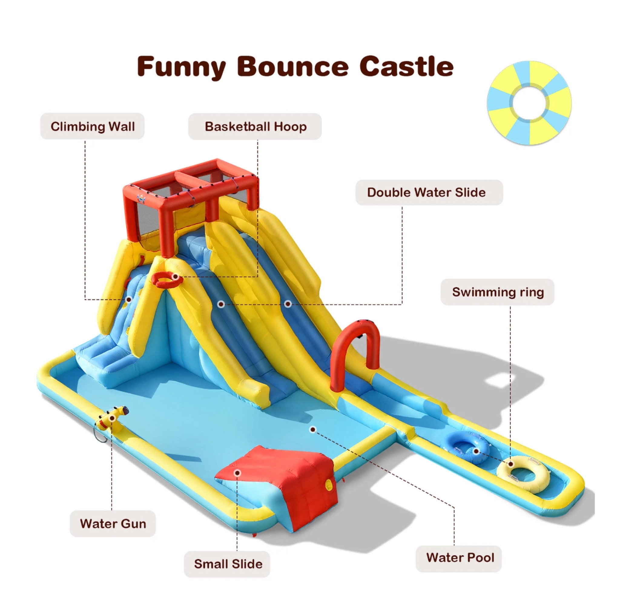 7 in 1 Inflatable Dual Slide Bounce House Climbing Bouncer is on sale!

#LTKKids #LTKSummerSales #LTKSeasonal