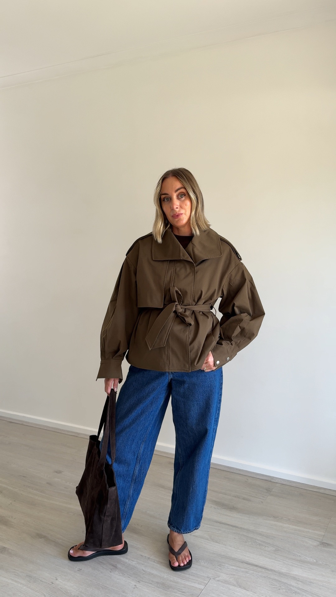 Wearing -
Trench by Decjuba
Tee by & other stories (old) 
Necklace by Heaven Mayhem
Bag by Betts
Belt by Country Road
Jeans by Assembly Label
Thongs by Tony Bianco

#LTKaustralia #LTKstyletip #LTKjeans