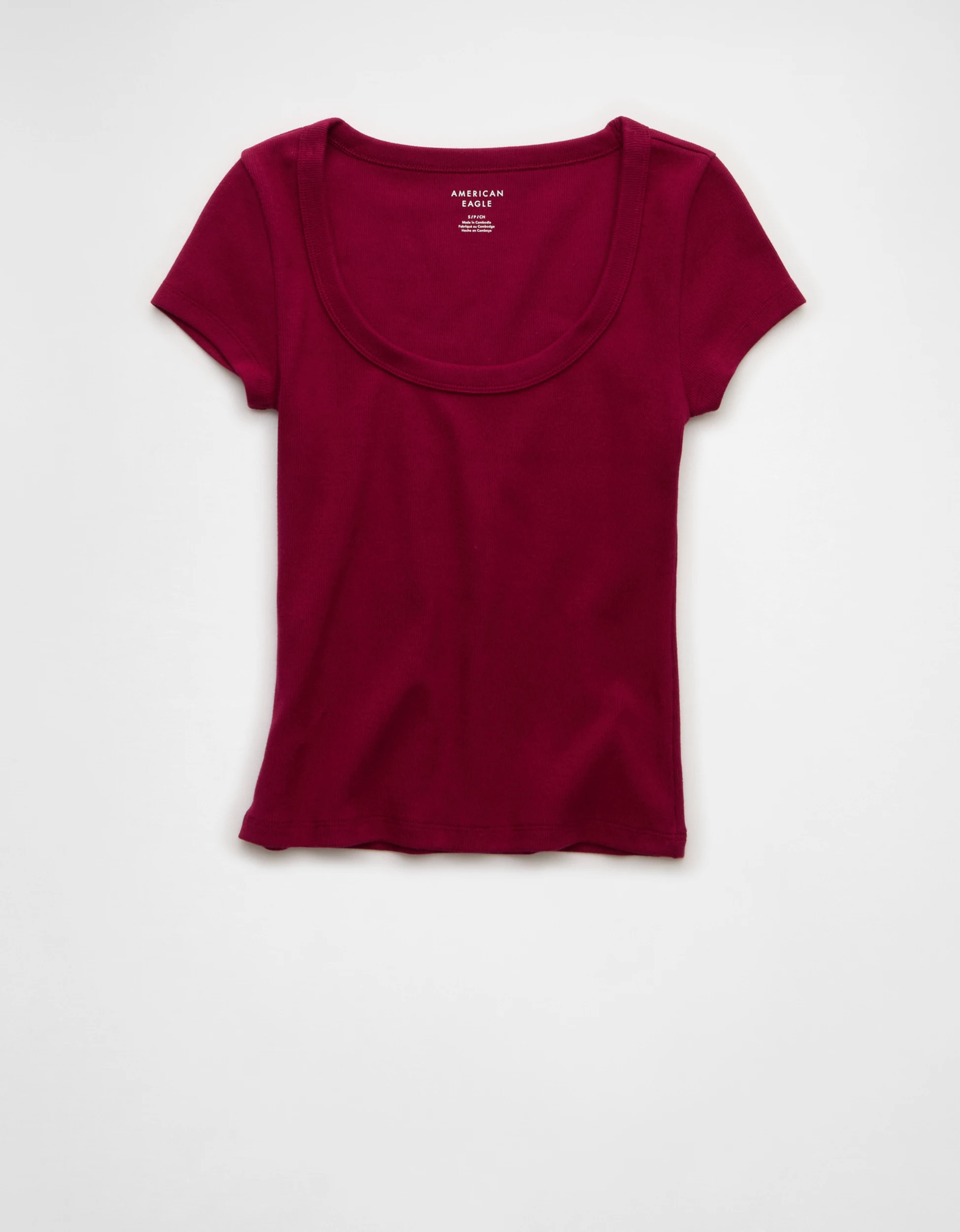 AE Scoop Neck Hey Baby Tee | American Eagle Outfitters (US & CA)