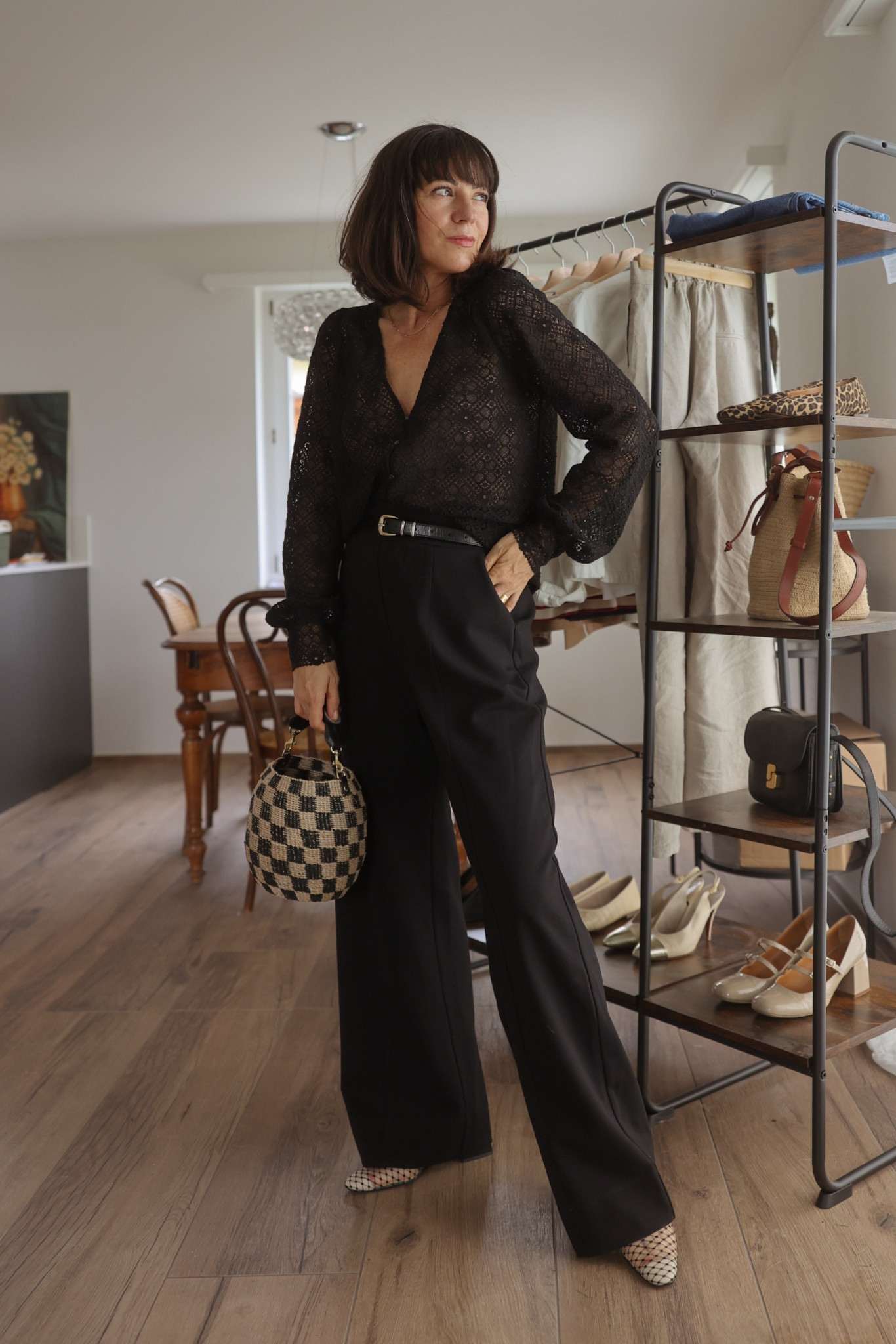 An All-black outfit for Spring & Summer 🖤

Lace blouse: Sézane
Belt: Sézane
Pants: Encircled (a sustainable & ethical clothing, made in Canada) now 50% off - final sale!
Bag: Clare V.
Shoes: Suzanne Rae, the Reseau lady pump  (found them preloved, they’re so beautiful! Will try to find similar ones to link here)



#LTKsummer #LTKeurope #LTKstyletip