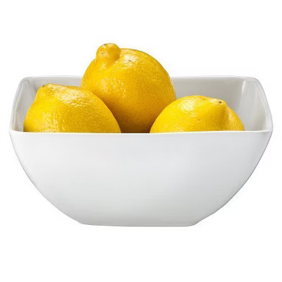24oz Porcelain Square Bowl White - Threshold™ | Target