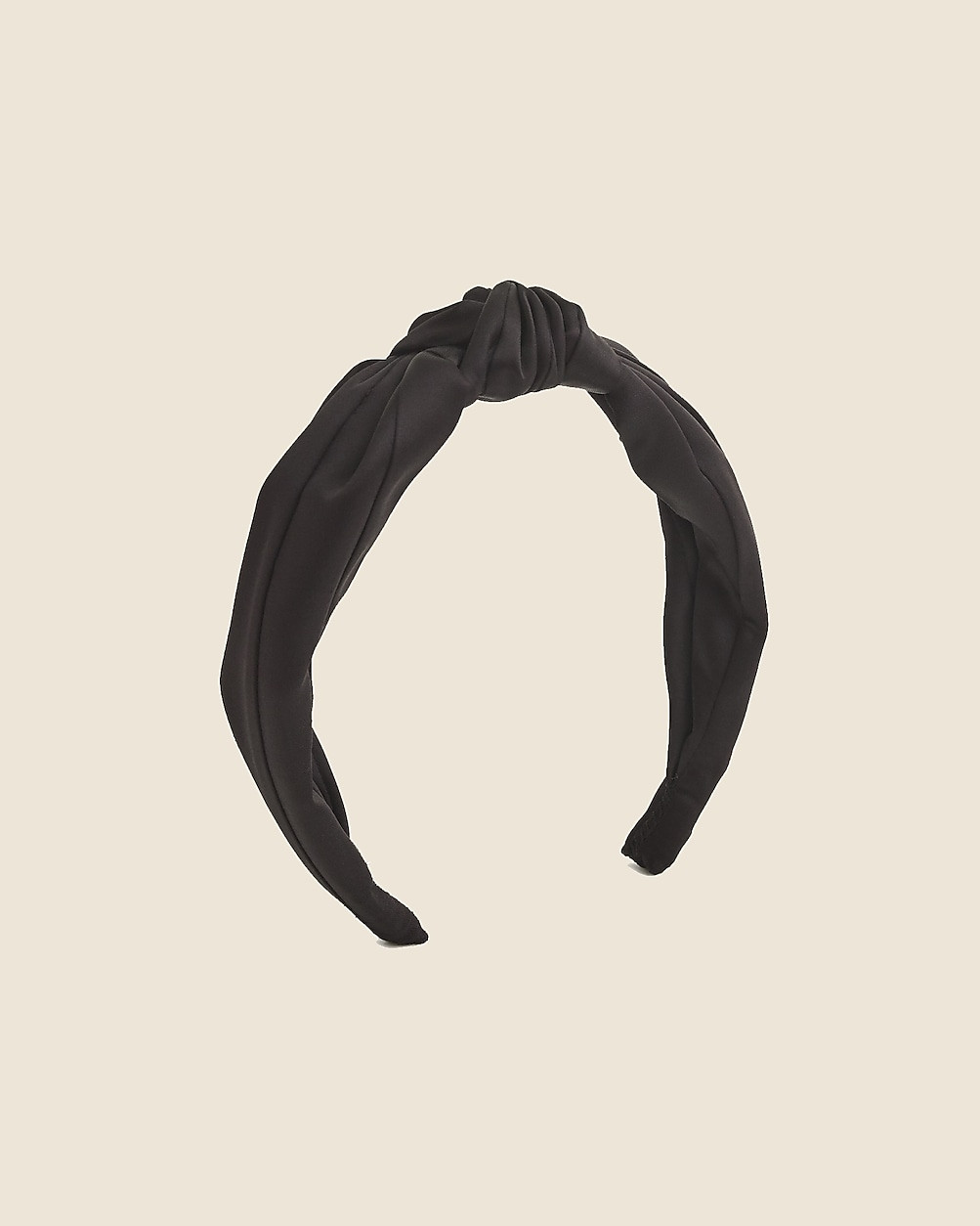 Knot headband in satin | J. Crew US