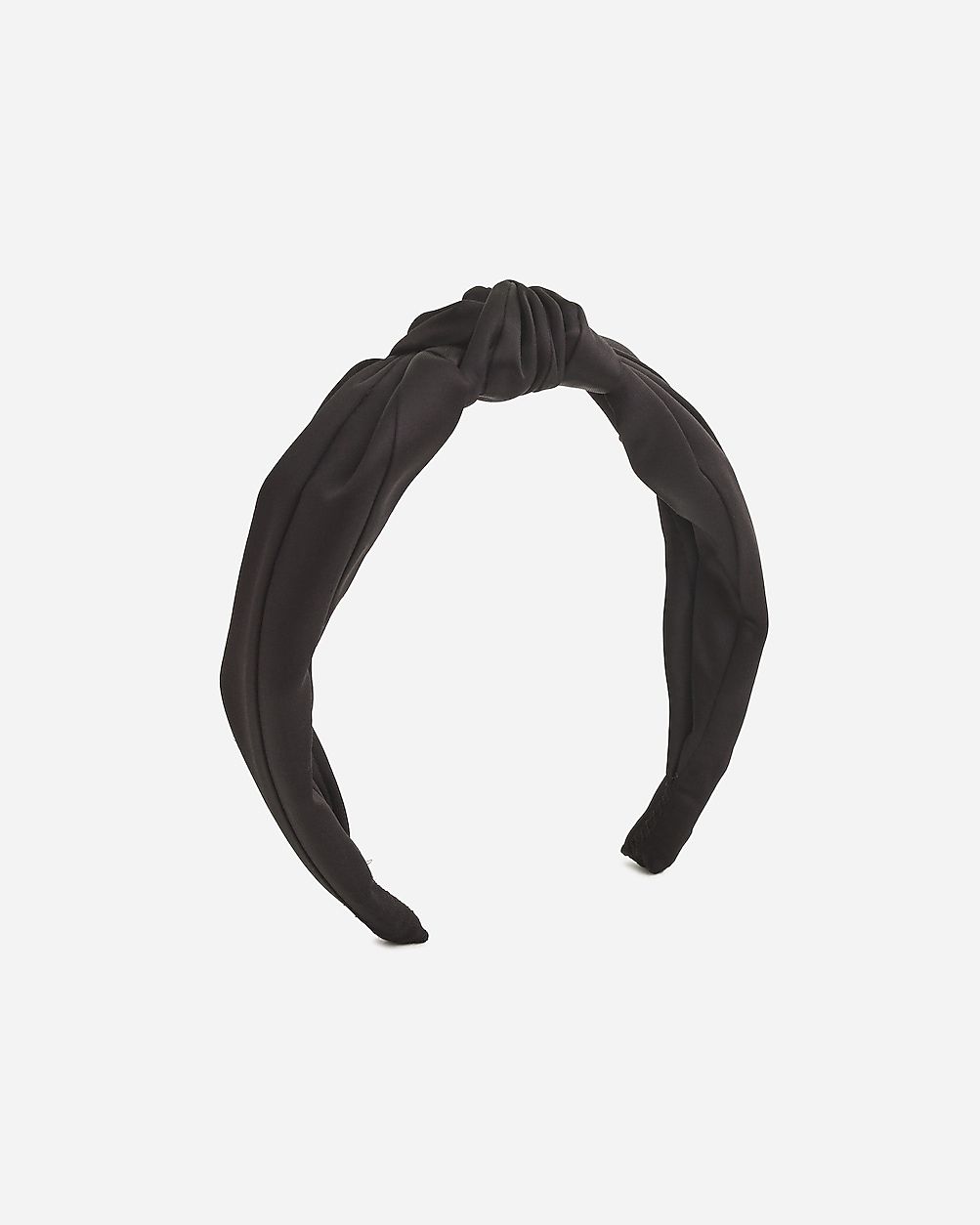 Knot headband in satin | J.Crew US