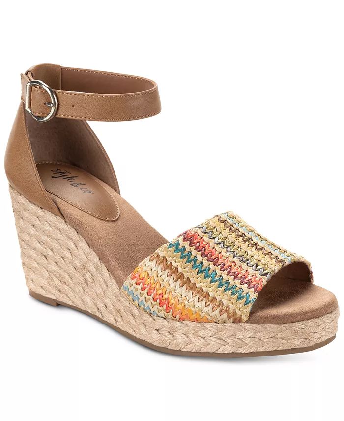 Seleeney Wedge Sandals, Created for Macy's | Macy's