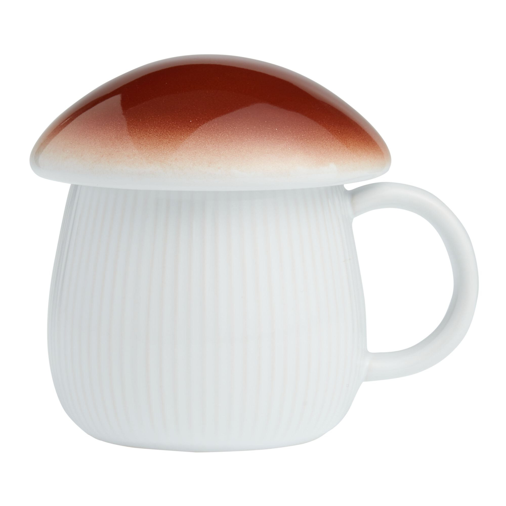 Mushroom Lidded Ceramic Mug | World Market