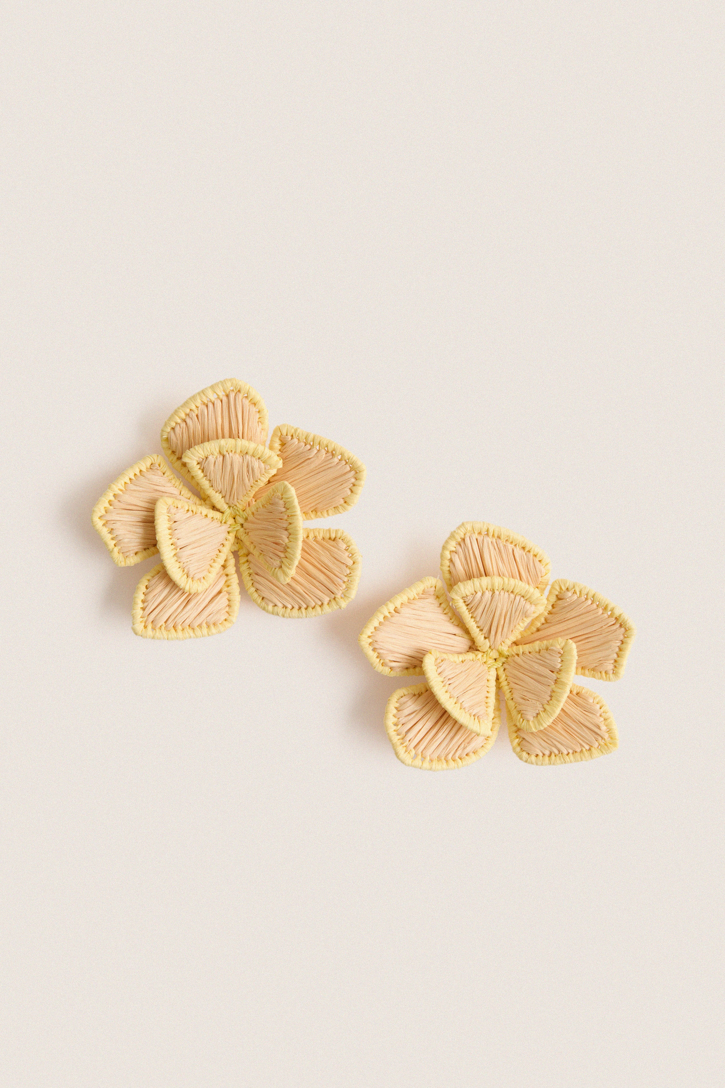 Butter Yellow Raffia Waverly Earrings | Tuckernuck (US)