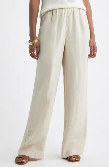 Wide Leg Linen Pants | Nordstrom