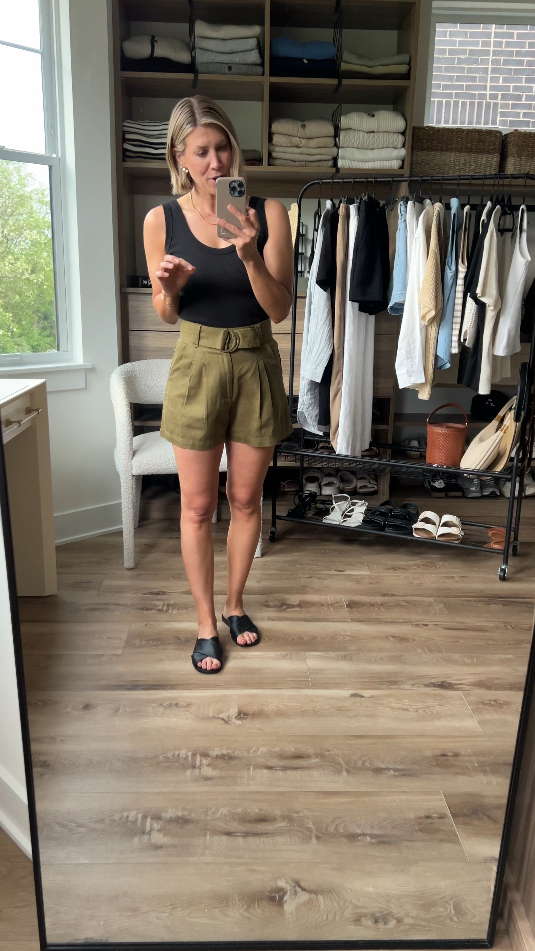 Wearing 2 linen shorts

#LTKfindsunder100 #LTKstyletip #LTKfindsunder50