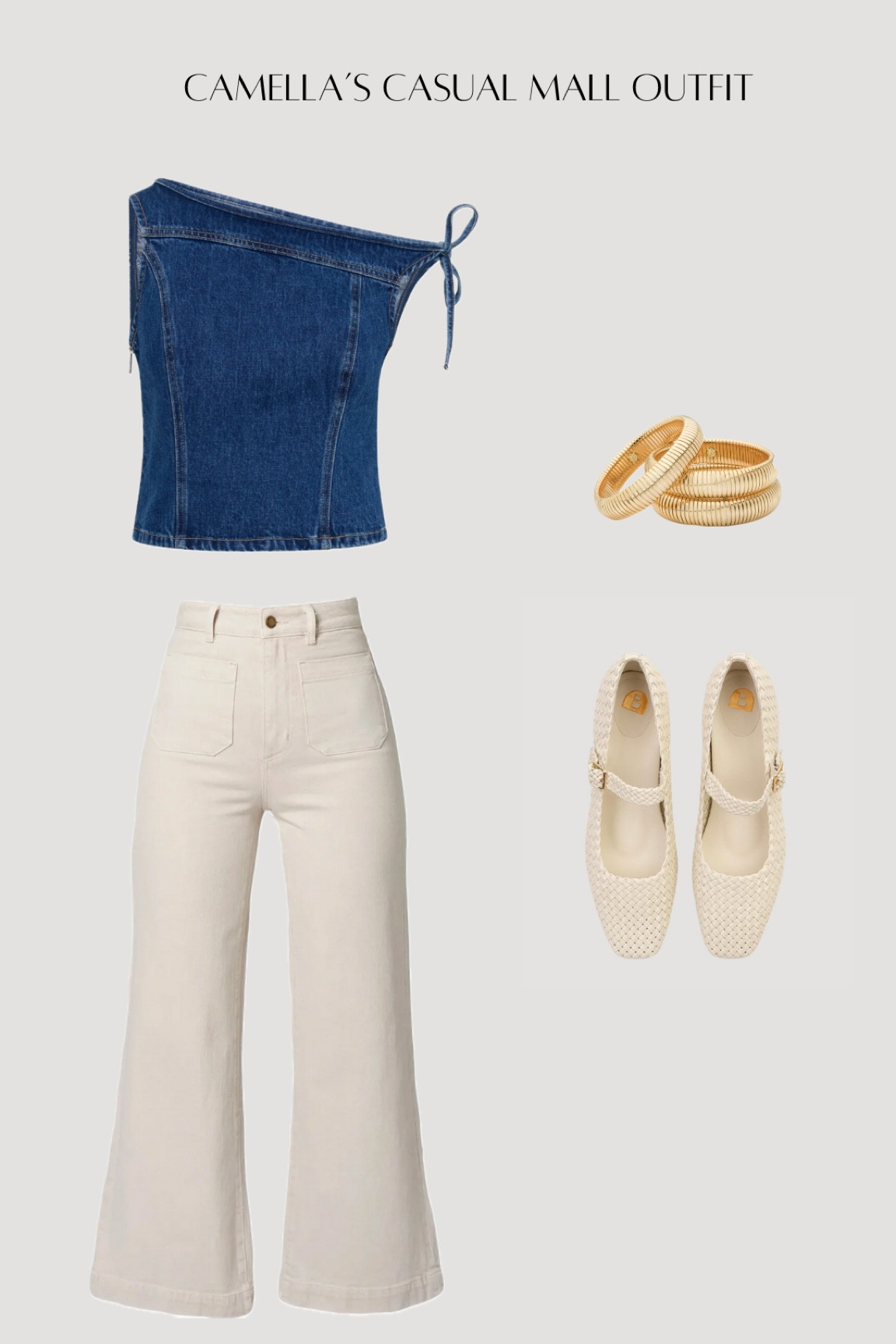 Wore this look on a casual summer day! These denim pants are so comfy and didn’t need hemming. I’m 5’2 so it’s short person friendly!! Also, the shoes are great for exploring as their orthopedic ballet flats! 